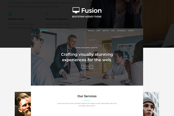 Fusion - Bootstrap Agency Theme