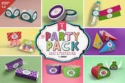 Vol.1 Party Packaging Mockups
