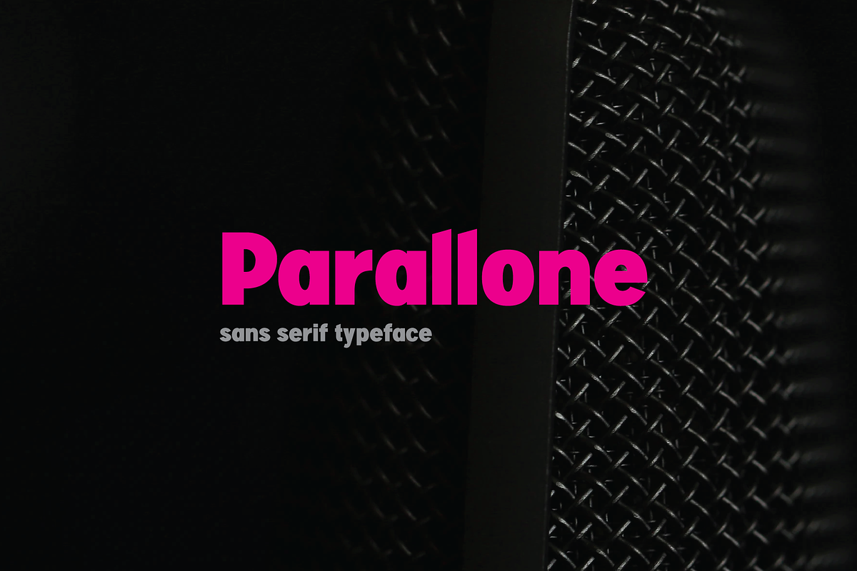 Parallone Typeface in Sans-Serif Fonts - product preview 8