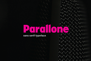 Parallone Typeface