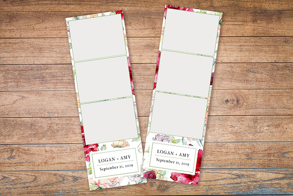 Illustrated Floral Photostrip in Templates - product preview 1