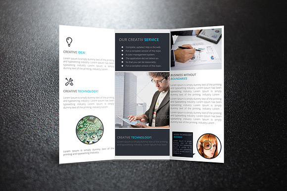 Technology Tri-Fold Brochure  Flyer in Brochure Templates - product preview 2