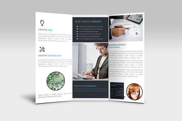 Technology Tri-Fold Brochure  Flyer in Brochure Templates - product preview 4
