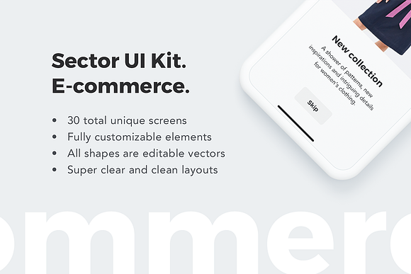 Sector UI Kit. E-commerce in UI Kits and Libraries - product preview 1