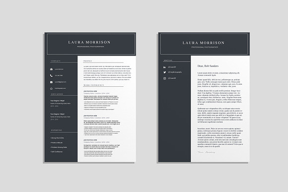 2 page Resume Template - LM in Letter Templates - product preview 1