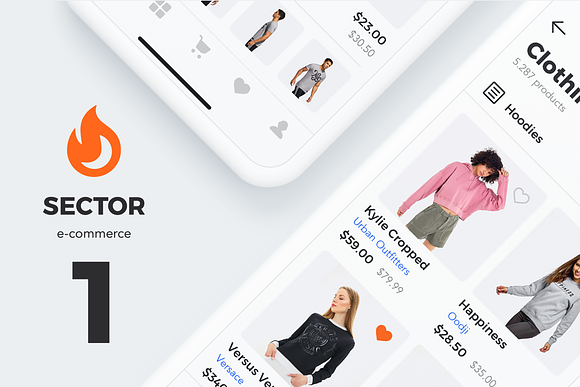 Sector UI Kit. E-commerce in UI Kits and Libraries - product preview 6