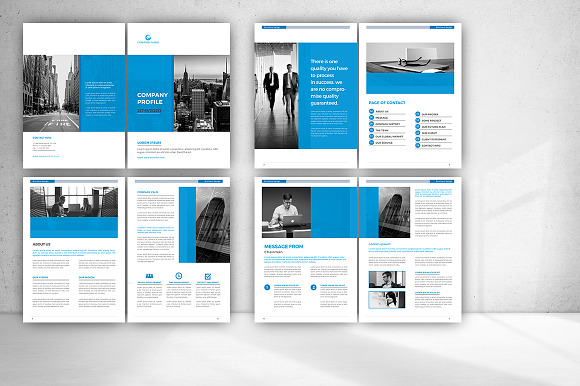 Company Profile in Brochure Templates - product preview 13