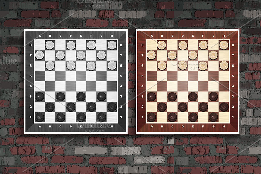 Chess board vector
