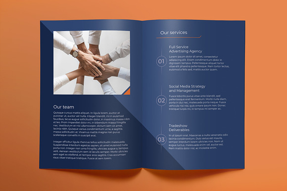 Marketing Agency Brochure Bifold in Brochure Templates - product preview 2