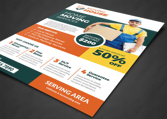 Moving House Flyer in Flyer Templates - product preview 1