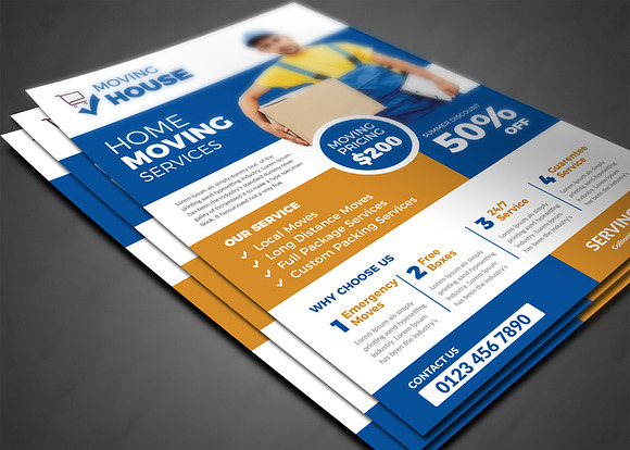 Moving House Flyer in Flyer Templates - product preview 2