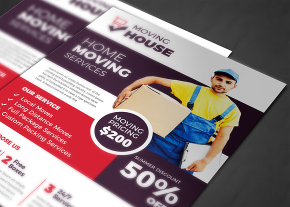Moving House Flyer in Flyer Templates - product preview 3
