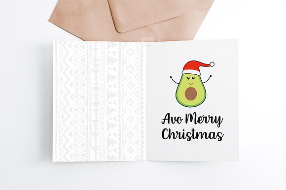 A2 open greeting card mockup kraft in Print Mockups - product preview 2