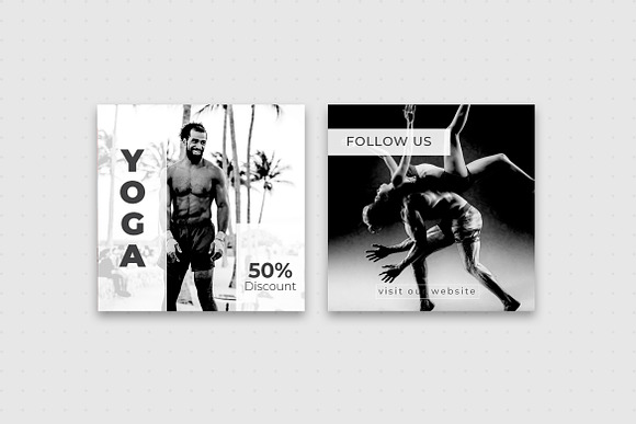 GYM Social Media Pack in Instagram Templates - product preview 2