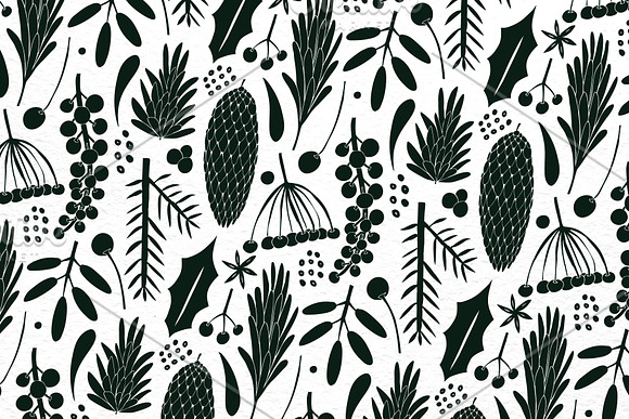 Christmas Plants Vector Collection in Illustrations - product preview 4