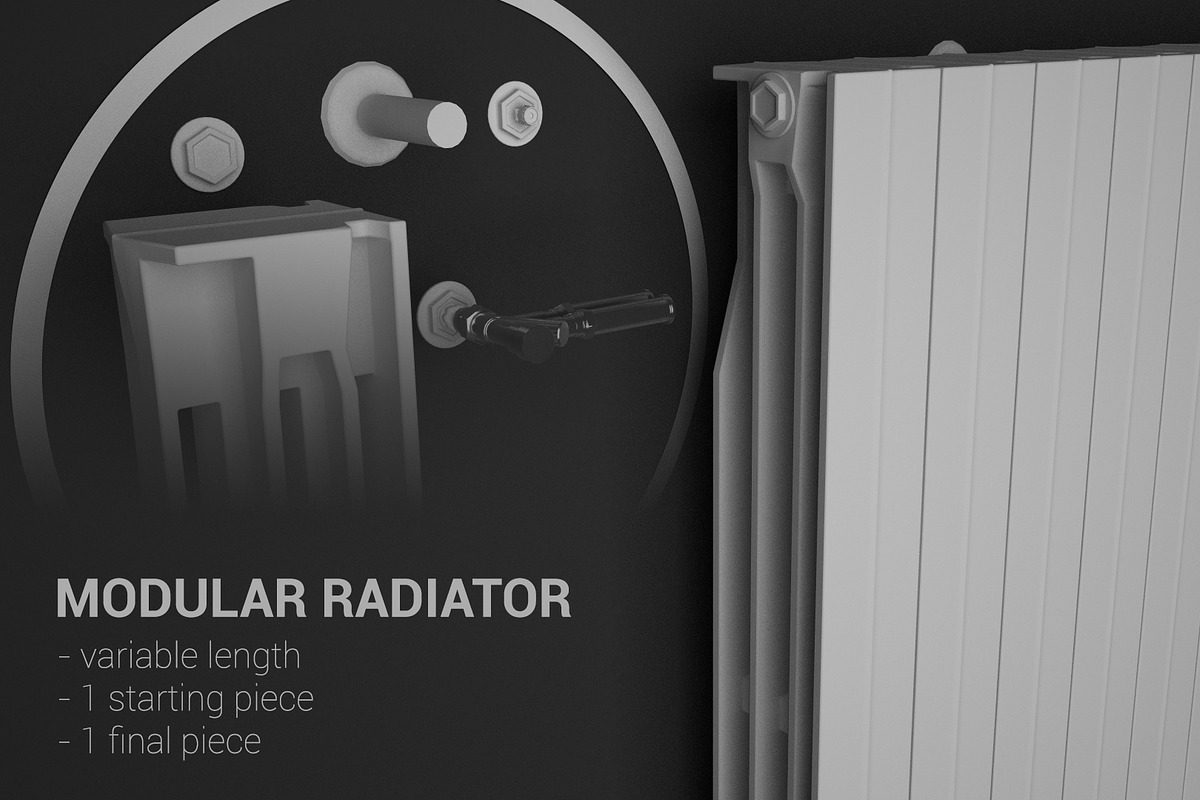 Modular Radiator V1 in Furniture - product preview 8