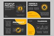 Startup launch brochure template