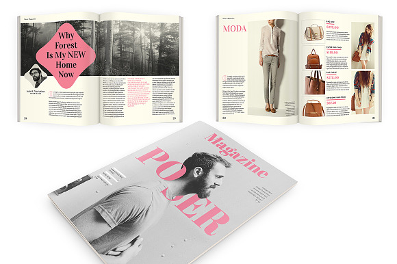 Poser Magazine Template in Magazine Templates - product preview 4