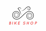 Bike logo design.