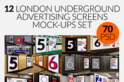 London U-Ground Screen MockUp Bundle