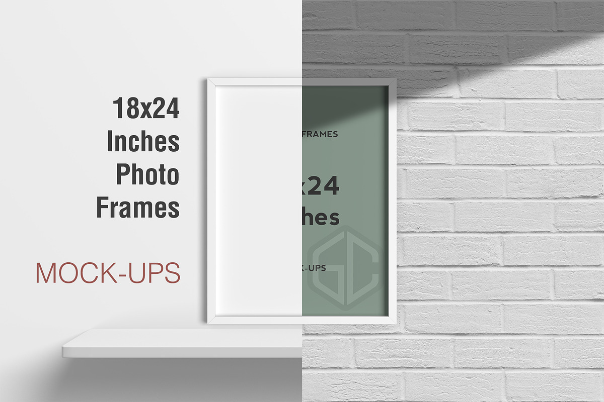 18x24 Inches Frames Mockup in Print Mockups - product preview 8