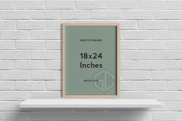 18x24 Inches Frames Mockup in Print Mockups - product preview 4