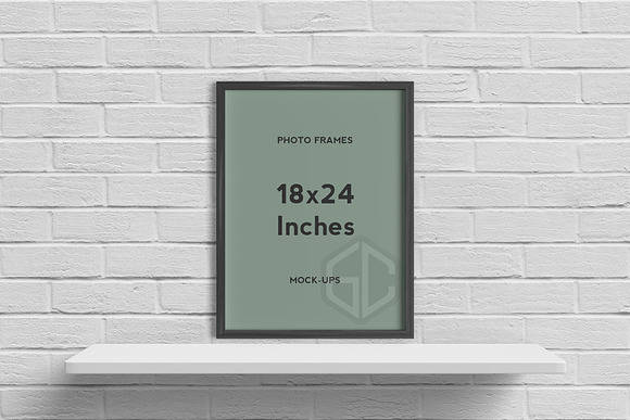 18x24 Inches Frames Mockup in Print Mockups - product preview 5