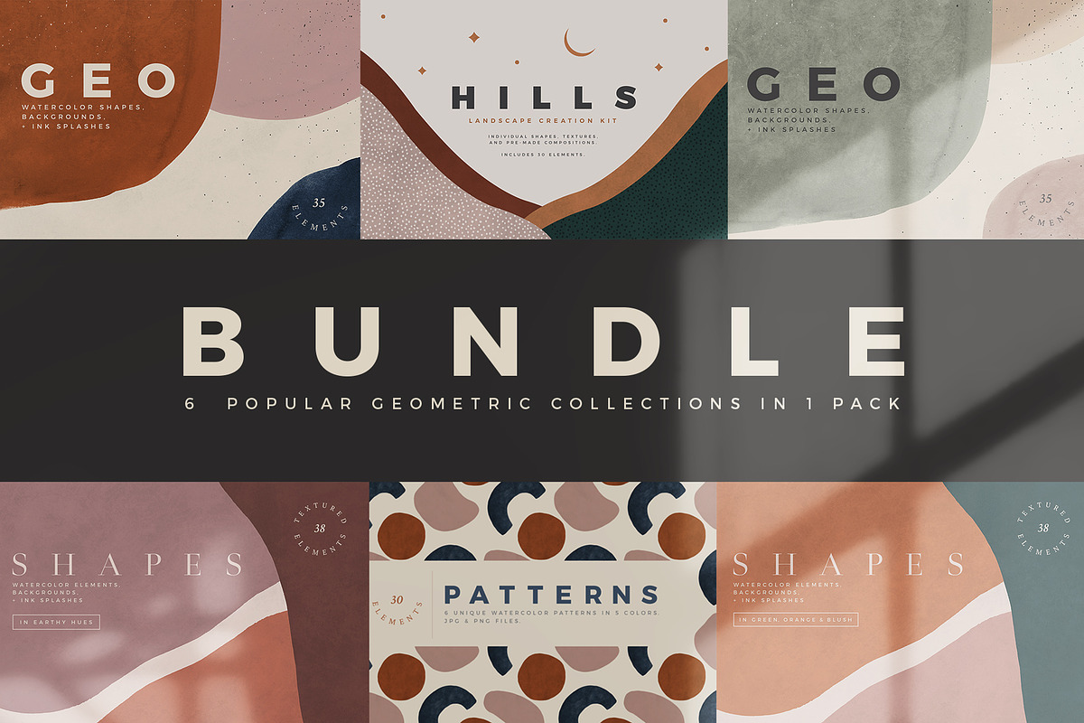 Abstract Geo Bundle in Textures - product preview 8