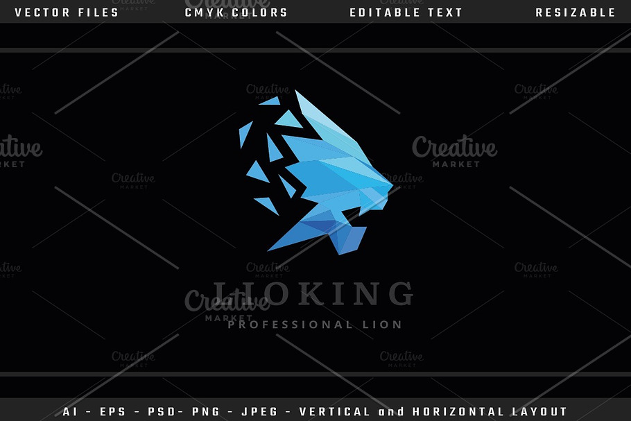 Lion King Logo in Logo Templates - product preview 8