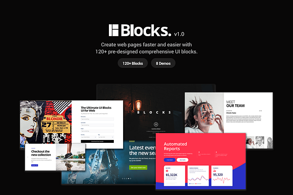 Blocks UI Kit for Sketch
