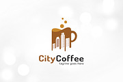 CIty Coffee Logo Template