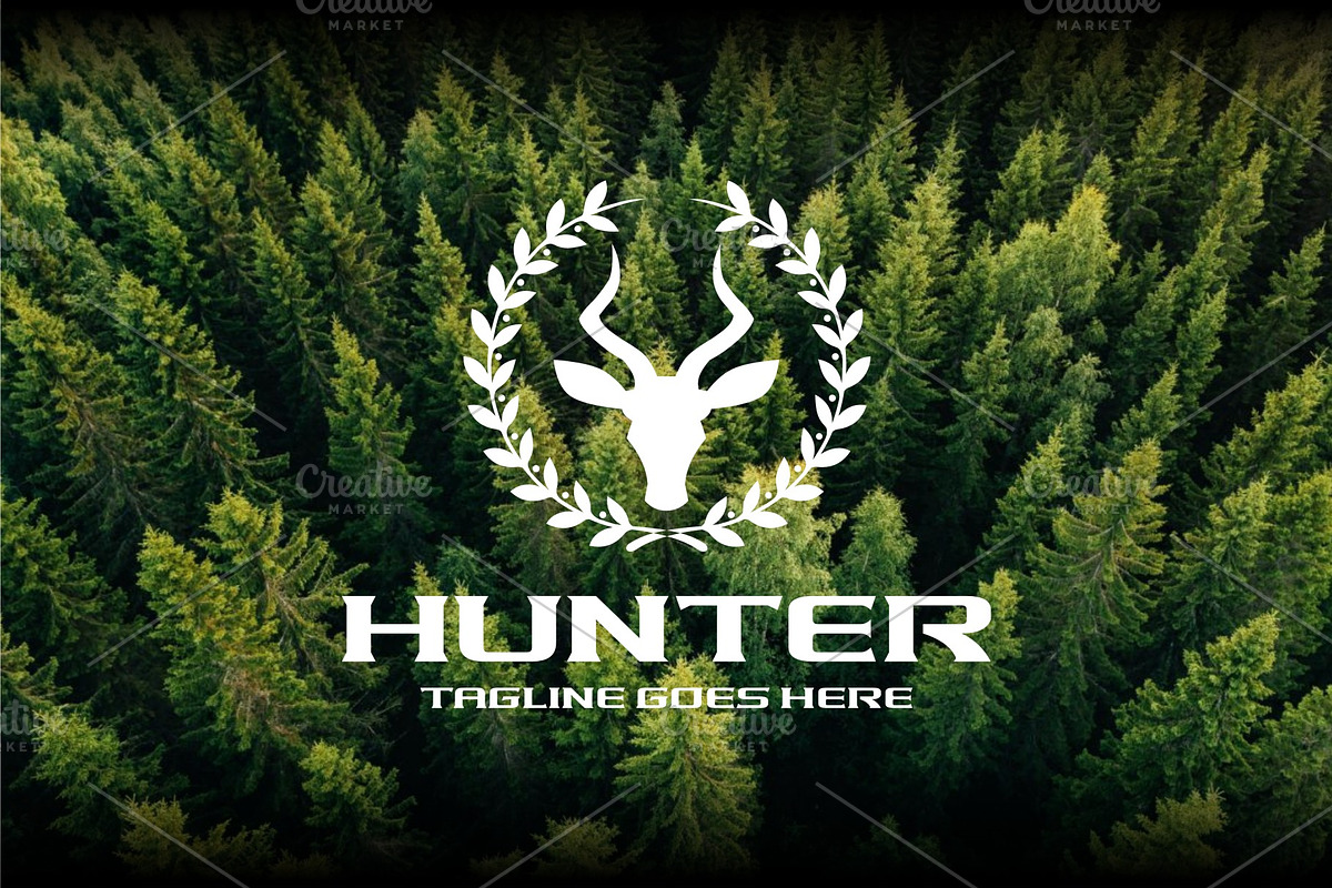 HUNTER in Logo Templates - product preview 8
