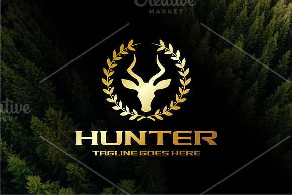 HUNTER in Logo Templates - product preview 4
