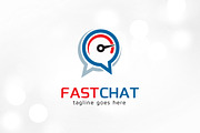 Fast Chat Logo Template