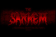 SARKEM / TECHNICAL DEATH METAL FONT