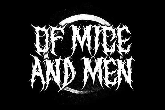 SARKEM / TECHNICAL DEATH METAL FONT in Blackletter Fonts - product preview 2
