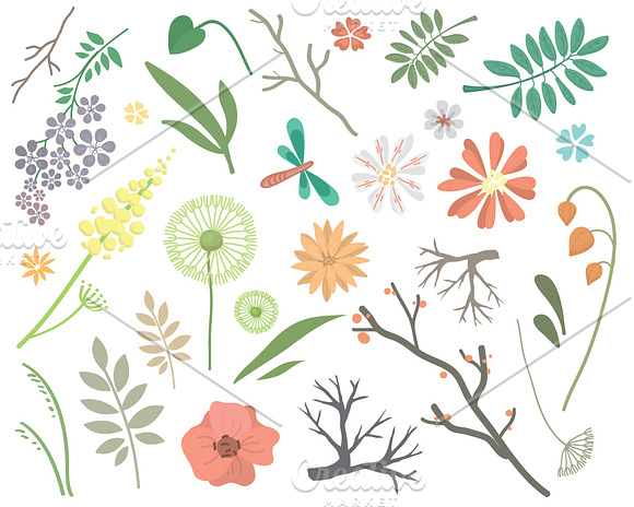 'tender floral' vector constructor in Illustrations - product preview 1