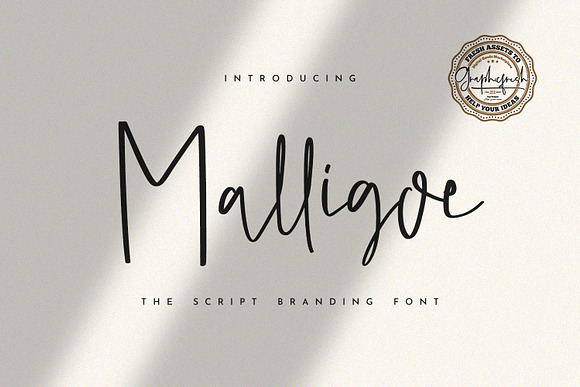 Malligoe - The Script Branding Font in Script Fonts - product preview 10