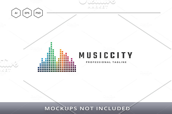 Music City Logo in Logo Templates - product preview 3