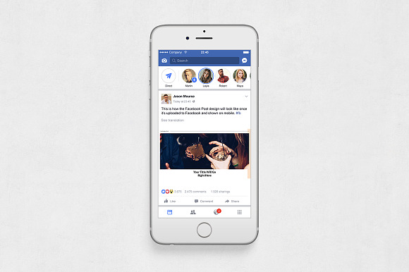 Events Facebook Posts in Facebook Templates - product preview 5
