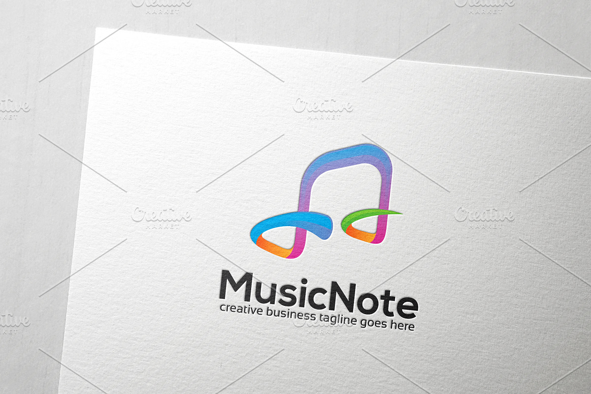 Music Note Logo in Logo Templates - product preview 8