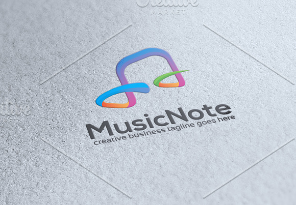 Music Note Logo in Logo Templates - product preview 1