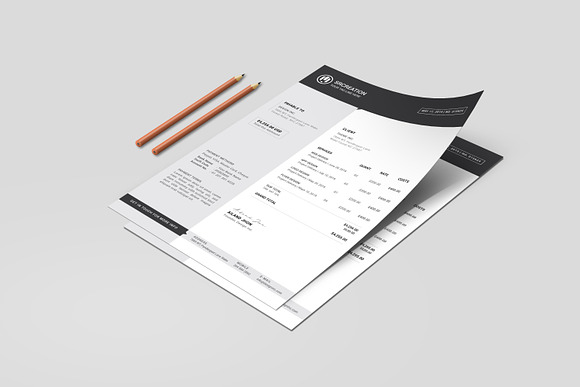 Invoice in Stationery Templates - product preview 2