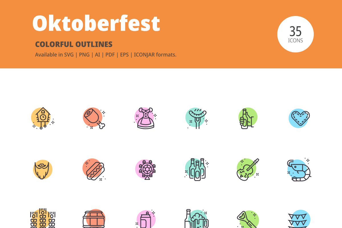 Oktoberfest Icons in Icons - product preview 8
