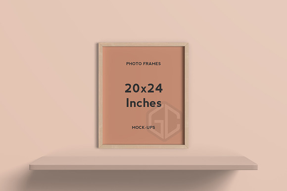 20x24 Inches Frame Mockup in Mockup Templates - product preview 3