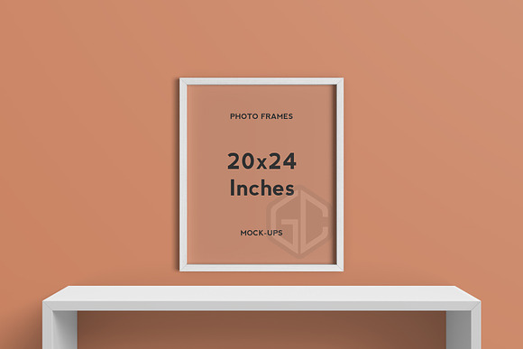 20x24 Inches Frame Mockup in Mockup Templates - product preview 4