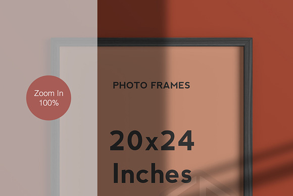 20x24 Inches Frame Mockup in Mockup Templates - product preview 9
