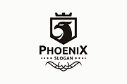Crest Phoenix Logo Template