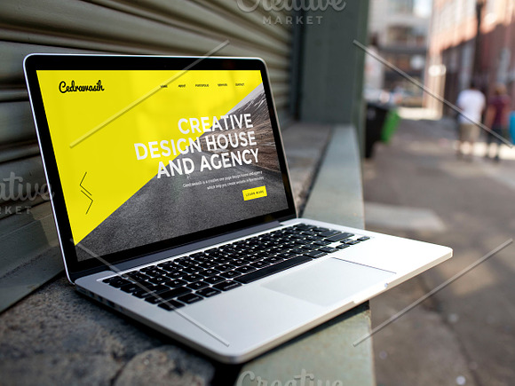 Cendrawasih - Onepage PSD Template in Landing Page Templates - product preview 1