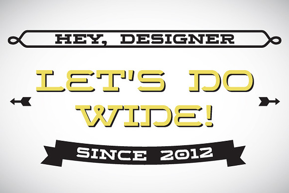 WideDisplayRibbon Bold in Slab Serif Fonts - product preview 1